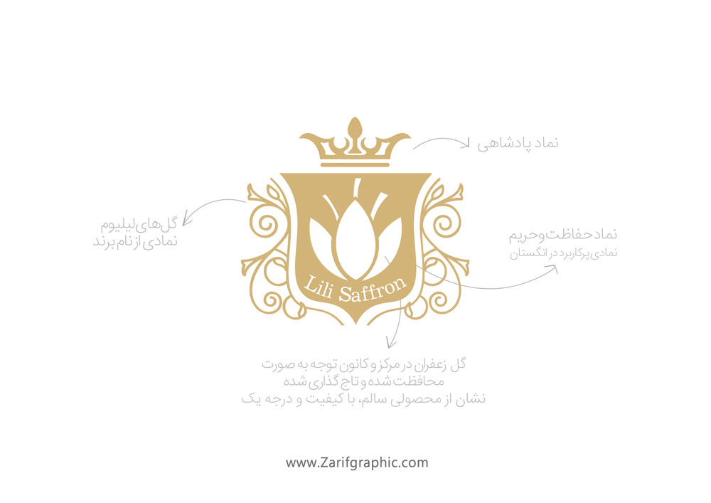  Luxury logo design in zarifgraphic