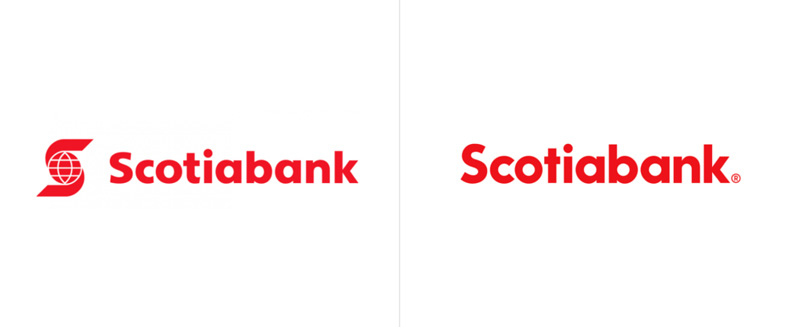طراحی مجدد لوگو Scotiabank