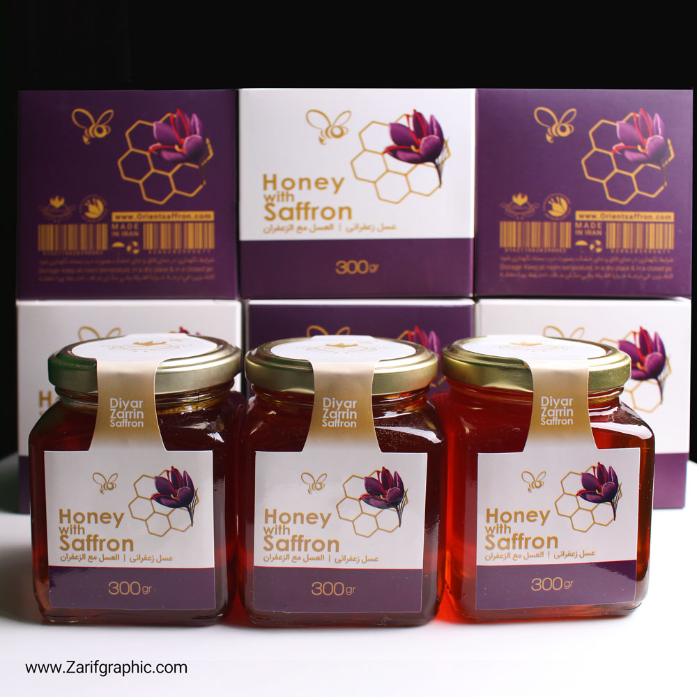 طراحی حرفه ای بسته بندی عسل