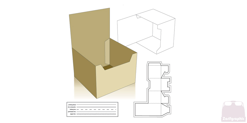 طراحی حرفه ای قالب بسته بندی