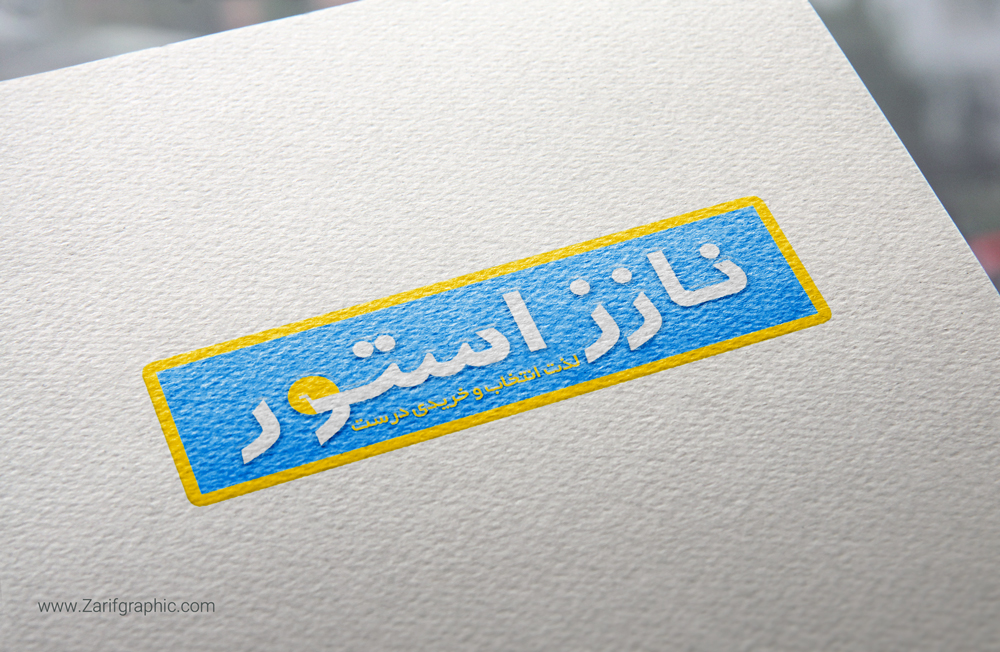 طراحی لوگو ناز استور در مشهد