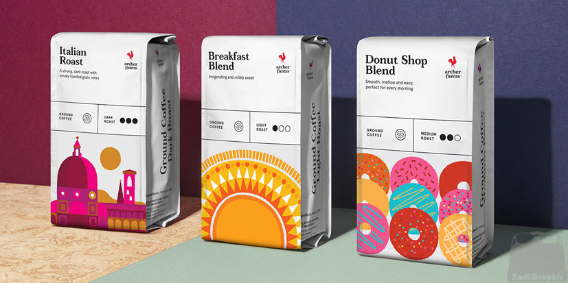 طراحی بسته بندی خلاقانه برای صبحانه