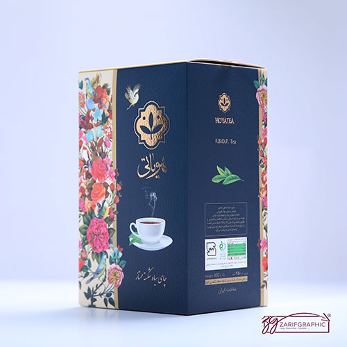 طراحی بسته بندی چای هویاتی